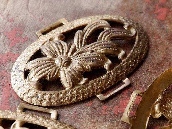 画像8: ヴィンテージUSA真鍮製　大き目フラワーコネクター　1個 (8)