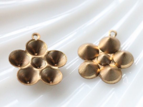 画像5: マルチラインストーンセッティング【MST-08】　さくら　2個 (5)