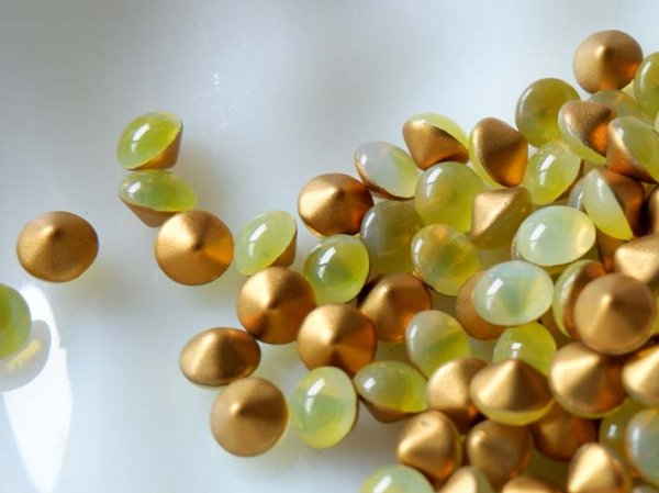 画像3: ドイツヴィンテージ　ラインストーン　【SS30　サブリナ・イエロー】　10個 (3)