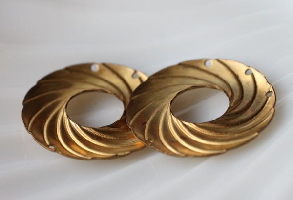 画像4: ＵＳＡヴィンテージ　4ホールサークル　2個 (4)