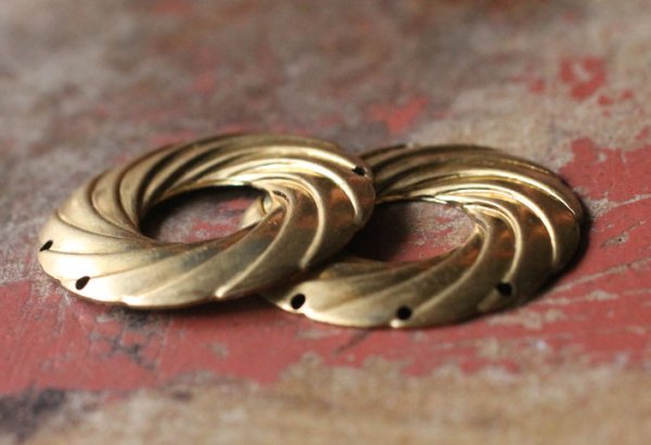 画像3: ＵＳＡヴィンテージ　4ホールサークル　2個 (3)