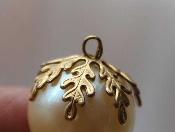 画像4: アメリカ製 真鍮(ブラス)パーツ・スノーフレーク　特大　2個入 (4)