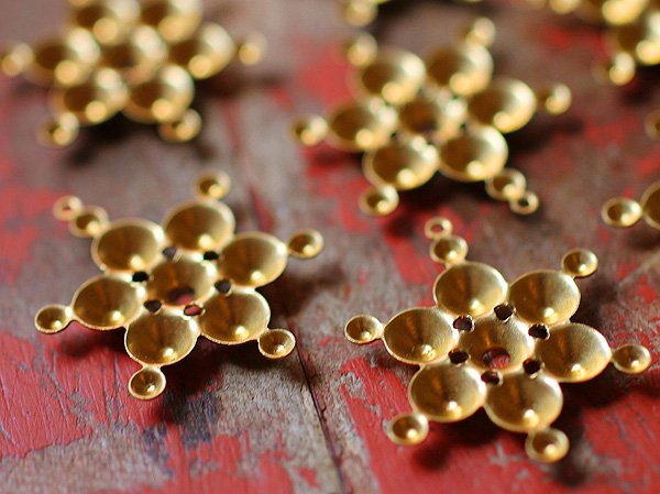 画像4: マルチラインストーンセッティング【MST-09】　スノーフレーク　2個 (4)