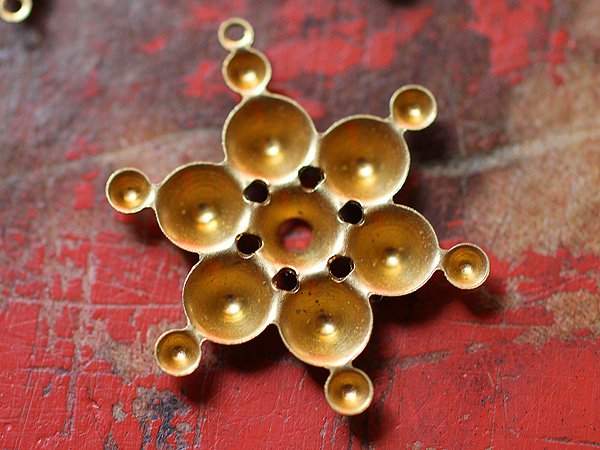 画像3: マルチラインストーンセッティング【MST-09】　スノーフレーク　2個 (3)