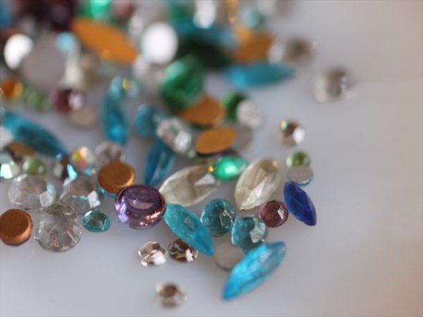 画像5: ヴィンテージのラインストーンセット　フラットバックミックス 8グラム (5)