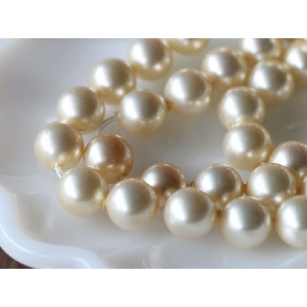 画像4: ジャパンヴィンテージ・ガラスパール【8ミリ・ラウンド・100粒前後】キスカ色 (4)