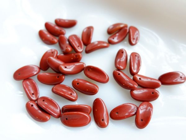 画像3: ドイツヴィンテージ　ペタルビーズ【ブラウン・ラージ】　約30個 (3)