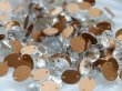 画像1: チェコヴィンテージ　縫付け用・ガラスカボション【オーバル8×6ミリ】10個 (1)