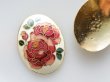 画像3: ジャパンヴィンテージ・Cloisonne クロワゾネ　カメオ【アイボリー40×30ミリ】1個　有線七宝 (3)