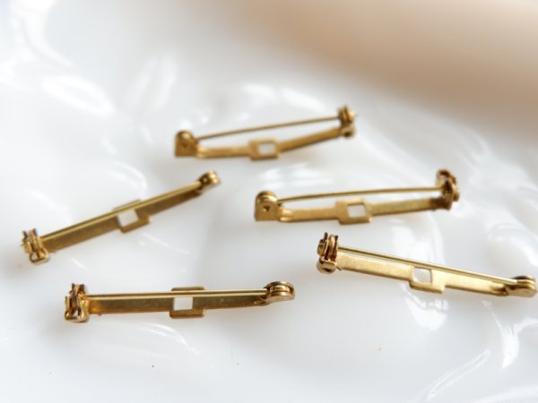 画像1: USA製ヴィンテージ 　ブローチピン　32.5mm　１本 (1)
