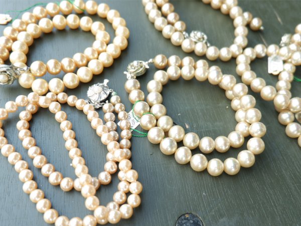 画像2: アウトレット訳あり価格　ジャパンヴィンテージ・ガラスパール【3本セット】 (2)