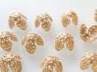 画像3: ミリアムハスケル【ロシアンゴールド・フィリグリー　ビーズキャップ】10個 (3)
