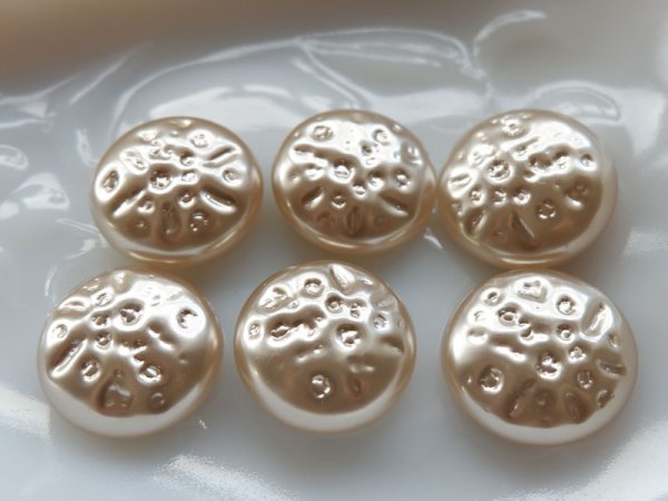 画像3: 日本製　ガラス芯バロックパールカボション【つや有りB柄】 (3)