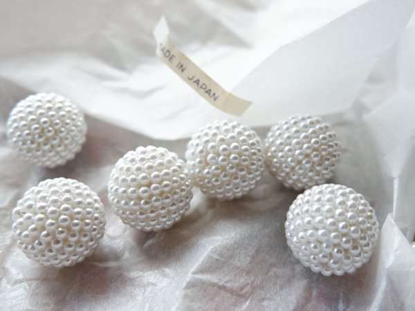 画像4: ジャパンヴィンテージ・パールボール20ミリ　2個 (4)