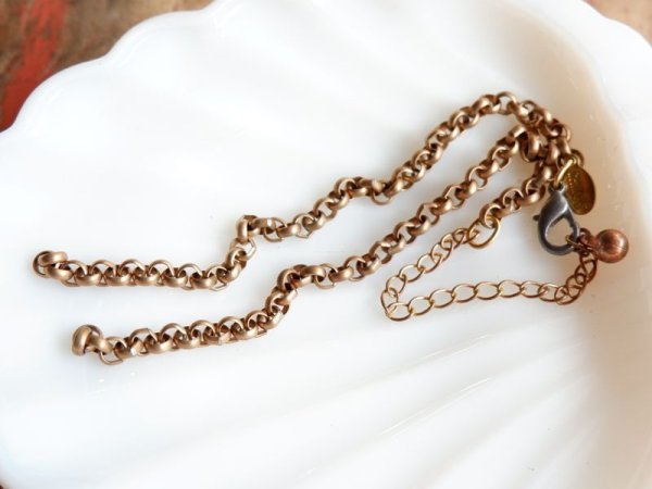 画像2: ヴィンテージチェーン【ロロチェーン】15センチ×2本 (2)