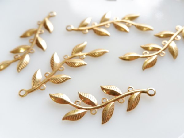 画像2: ミリアムハスケル　ロシアンゴールド【6リーブス5ホール】2個　ハスケルパーツ (2)