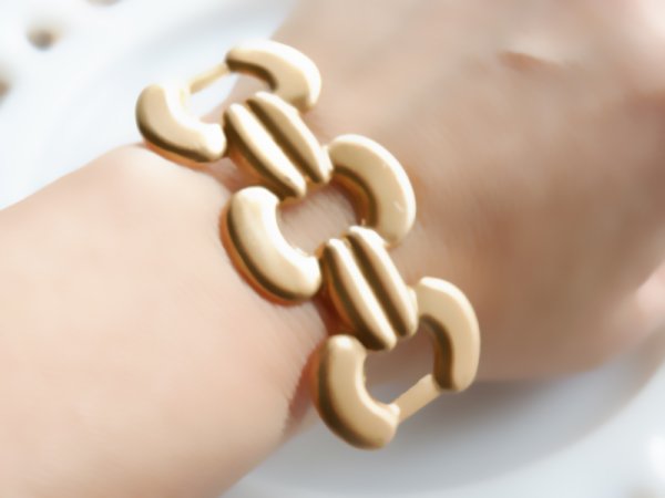 画像4: USA真鍮製 　チェーン風スタンピング　大　※やすり掛け必要 (4)