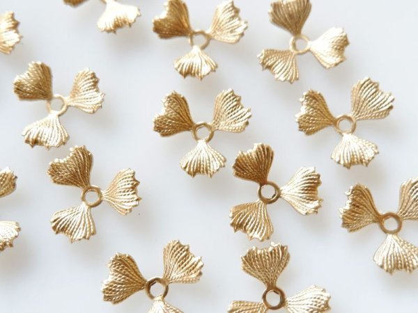 画像4: USA真鍮製　スタッカブルフラワーパーツ【トリプル・フリンジ】4個 (4)