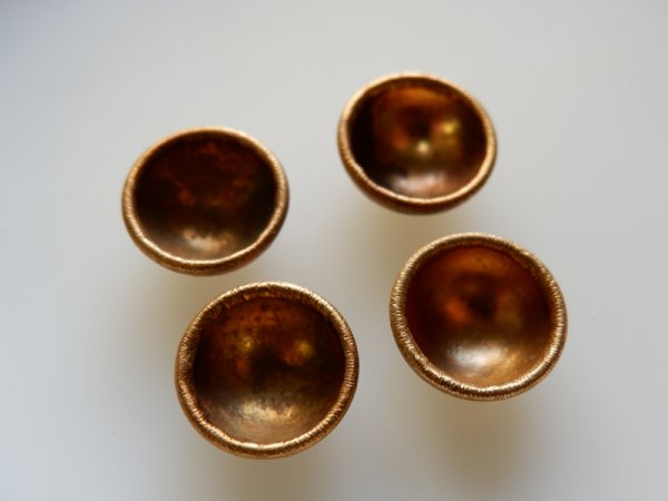 画像3: ヴィンテージ真鍮製　ドームパーツ19ミリ　2個 (3)