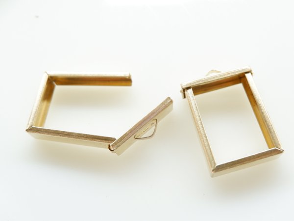 画像3: アメリカ製 真鍮(ブラス)パーツ・フレームB (3)