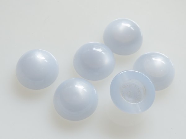 画像2: ヴィンテージ・ムーングロウ・カボション【みずいろ17.5ミリ】 2個 (2)