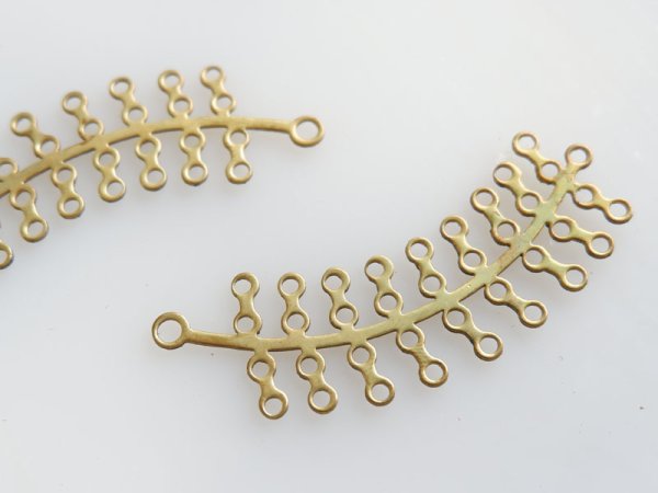 画像2: ヴィンテージUSA真鍮製　【36ホール・コネクター】2個 (2)