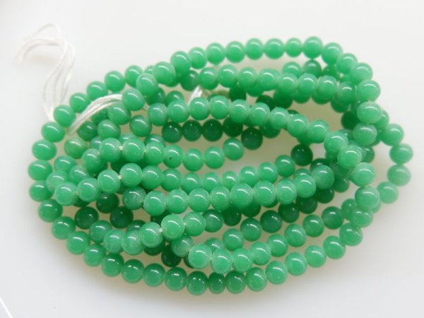 画像3: ジャパンヴィンテージ　ガラスビーズ・単色ひすい色　5mm 195粒 (3)