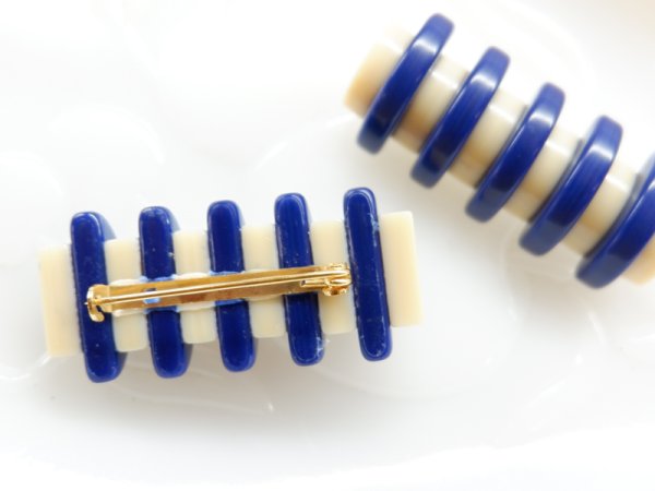 画像3: ドイツヴィンテージ・ガラリスブローチ【M】 (3)