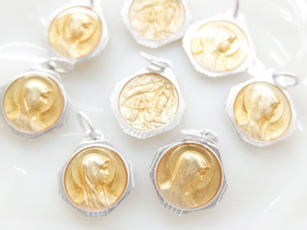 画像2: ヴィンテージフランスメダイ　【069　マリア様】　1個 (2)