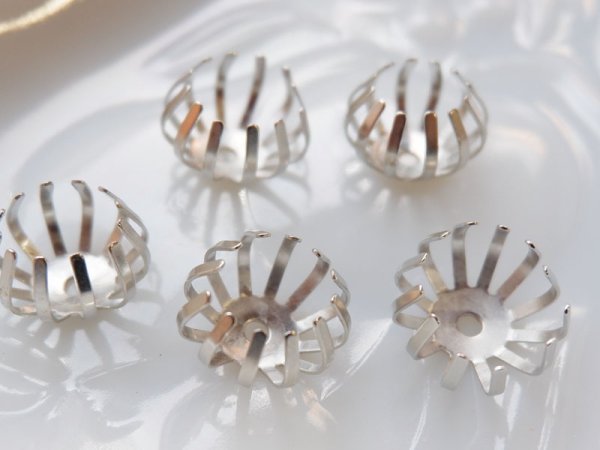 画像2: USAアルミ製？　12プロングセッティング・クローズド17ミリ　2個　 (2)