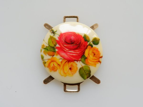 画像2: USA真鍮製　カメオ用コネクター【30×22ミリ用】2個 (2)