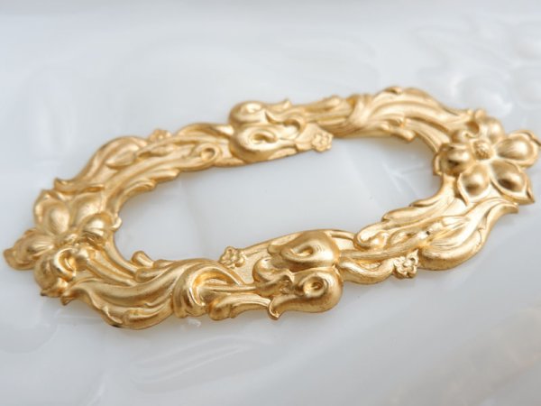 画像2: アメリカ製 真鍮(ブラス)パーツ・フレームパーツB (2)