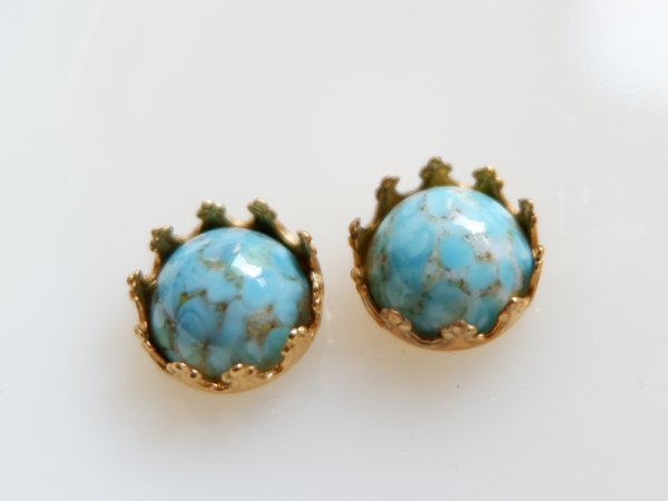 画像4: USA真鍮製 　ラウンドストーンセッティング・フラットバック用【11ミリ】クラウンエッジ　2個 (4)