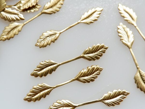 画像3: USA真鍮製　ヴィンテージ　リーフバイル・バチカン　10本 (3)