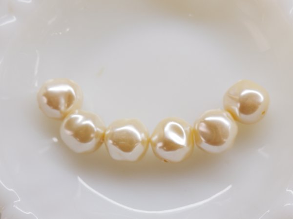 画像2: ジャパンヴィンテージ　プラスチックパール【バロック16.5ミリ・キスカ】20粒 (2)
