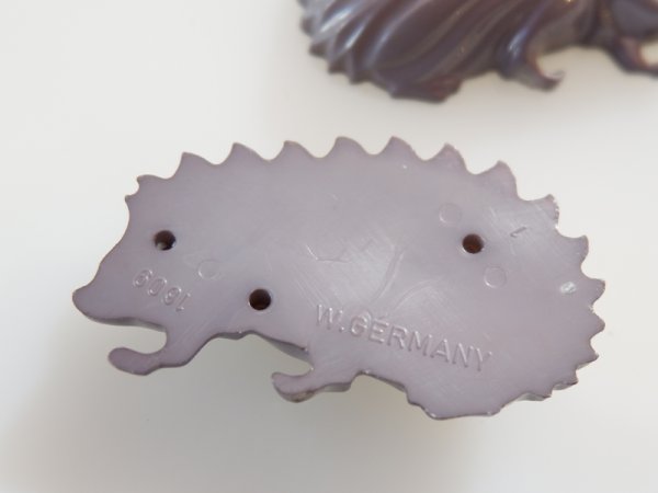 画像4: ドイツヴィンテージ　ハリネズミのカボション【グレー・大】 (4)