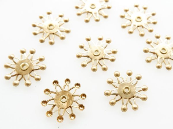 画像3: USA真鍮製　レイヤード・スター　2個 (3)