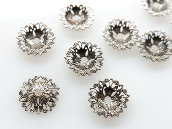 画像3: ミリアムハスケル　銀古美色メッキ　ミニ・カップフィリグリー　4個 (3)