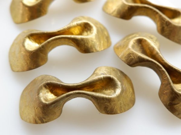 画像3: ヴィンテージ真鍮リボン　日本製 (3)