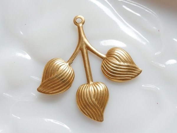 画像2: USA真鍮製 　トリプル・デコリーフ【ラージ】44ミリ　2個 (2)