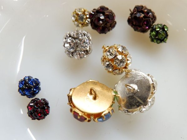 画像3: チェコヴィンテージ・ラインストーンパーツセット (3)