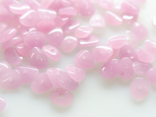 画像3: ジャパンヴィンテージ　シーグラスのようなビーズ【ピンク】30個 (3)