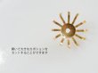 画像4: ミリアムハスケルデッドストック【マットゴールド・プロング　ピアス金具】1ペア　　レターパック不可 (4)