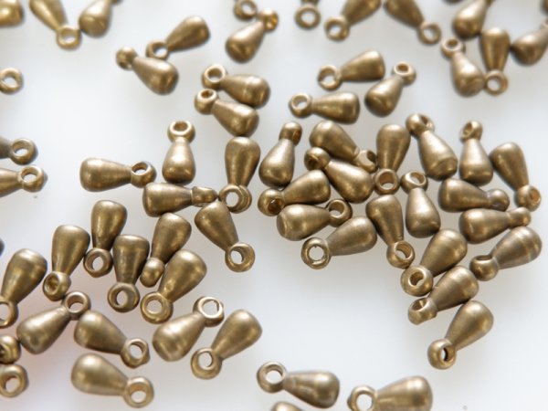 画像3: ヴィンテージUSA真鍮製 　ベリースモール・チェーンエンドパーツ　20個 (3)