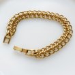 画像3: ヴィンテージ　USA真鍮チェーン・ブレスレット　17センチ　【1104D】 (3)