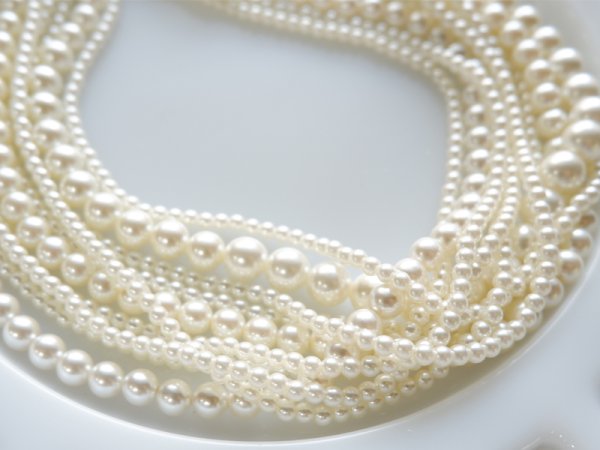 画像2: ジャパンヴィンテージ・糸通し済みパールビーズセット　10連用 (2)
