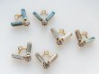 画像1: ヴィンテージスワロフスキー・モチーフチャーム【バゲット】2個 (1)
