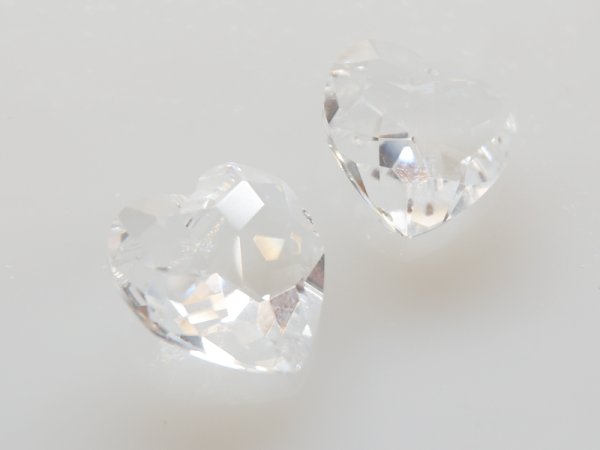 画像2: ヴィンテージスワロフスキー・ハートペンダント【art.6215　18ミリ】1個 (2)