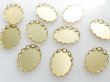 画像4: USA真鍮セッティング　レースエッジ18×13mm　2個 (4)