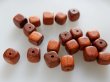 画像1: ヴィンテージのウッドビーズ【キューブ　8mm】10個 (1)
